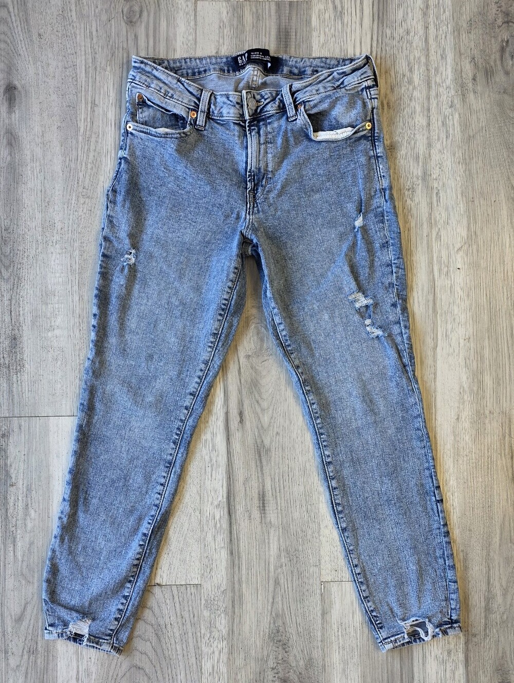 GAP Universal Legging Distressed Skinny Jeans Size 12